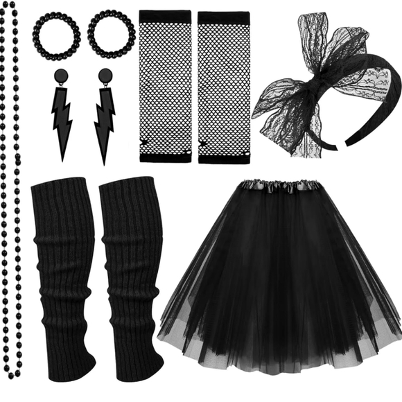 Accessories 8s Costume Set Black Tutu Leg Warmers Poshmark